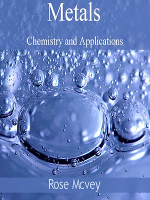 cover image of Metals - Chemistry and Applications
